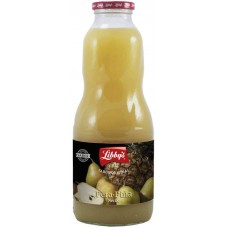 Libby's - Pera-Pina Nectar Birnen-Ananas-Saft 1l Glasflasche produziert auf Teneriffa