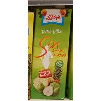 Libby's - Pera-Pina A+C+E sin azucar anadido Birne-Ananas-Saft zuckerfrei 1,5l Tetrapack produziert auf Teneriffa