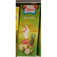 Libby's - Pera-Pina A+C+E sin azucar anadido Birne-Ananas-Saft zuckerfrei 1,5l Tetrapack produziert auf Teneriffa