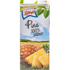Libby's - Pina 100% sabor Ananas-Saft 1l Tetrapack produziert auf Teneriffa