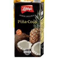 Libby's - Pina-Coco Nectar Ananas-Kokos-Saft 1l Tetrapack produziert auf Teneriffa