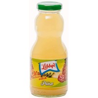 Libby's - Pina sin azucar Ananas-Saft zuckerfrei 250ml Glasflasche produziert auf Teneriffa