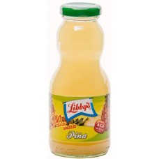 Libby's - Pina sin azucar Ananas-Saft zuckerfrei 250ml Glasflasche produziert auf Teneriffa