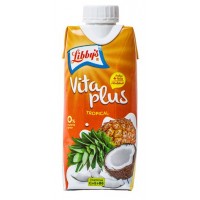 Libby's - Vita Plus Tropical Ananas-Kokos-Saft 330ml Tetrapack produziert auf Gran Canaria
