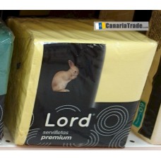 Lord - Servilletas Premium gelb 80 Stück 270g produziert auf Teneriffa