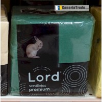 Lord - Servilletas Premium grün 80 Stück 270g produziert auf Teneriffa