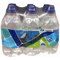 Los Alpes - Agua sin gas Sport Mineralwasser still ToGo-Deckel 6x 330ml PET-Flasche produziert auf Teneriffa