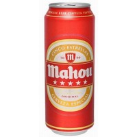 Mahou 5 Estrella Pilsen Cerveza Bier 500ml Dose produziert auf Teneriffa