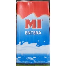 Mi - Leche entera Milch UHT 3,5% 1l Tetrapack produziert auf Teneriffa