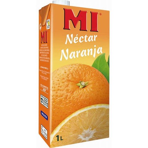 MI Naranja Nectar - 24-28h) Tetrapack Orangensaft (Lieferzeit 1l