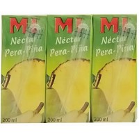 MI - Nectar Pera-Pina Birne-Ananas-Saft 6x200ml Tetrapack produziert auf Teneriffa