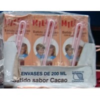 Millac - Leche Batida al Cacao Schokomilch 10x 3er-Pack 30x 200ml Tetrapack produziert auf Gran Canaria