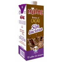 Millac - Leche sin Lactosa Batida al Cacao Schokomilch laktosefrei 1l Tetrapack produziert auf Gran Canaria