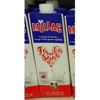 Millac - Familia Sana Clasica Leche Vollmilch 1l Tetrapack produziert auf Gran Canaria 