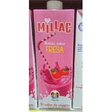 Millac - Leche Batida con Fresa Erdbeermilch 1l Tetrapack produziert auf Gran Canaria