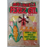 Molineria Perez Gil - Gofio de Maiz (Millo) tueste natural sin gluten Maismehl geröstet glutenfrei 1kg produziert auf Gran Canaria