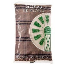 Molinos Las Brenas - Gofio de Mezcla Trigo y Millo Mais- & Weizenmehl geröstet 1kg produziert auf La Palma