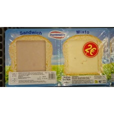 Montesano - Sandwich Mixto Fiambre de Pechuga Gouda Set 180g produziert auf Teneriffa (Kühlware)