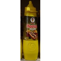 Mosa - Mostaza picante Senf scharf 275ml Plasteflasche produziert auf Gran Canaria