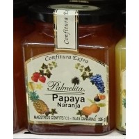Palmelita - Papaya Naranja Diet Confitura Extra Marmelade Papaya Orange Diät 335g produziert auf Teneriffa