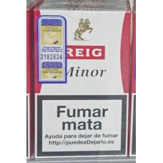 REIG - Minor 10 Cigarritos Zigaretten Schachtel produziert auf Gran Canaria