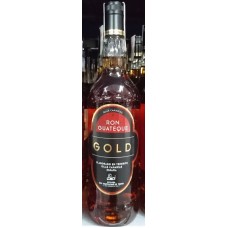 Ron Guateque - Gold Ron brauner Rum 37,5% Vol. 1l Glasflasche produziert auf Teneriffa