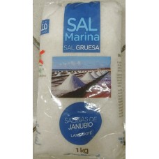 Sal de Janubio - Sal Gruesa grobes Meersalz Tüte 1kg produziert auf Lanzarote