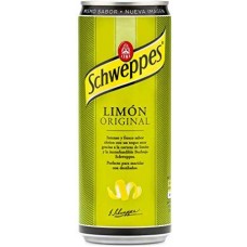 Schweppes - Limon Original Limonade 330ml Dose produziert auf Gran Canaria
