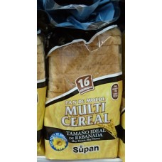 Supan - Pan de Molde Multicereal Mehrkorn-Toastbrot 16 Scheiben 480g produziert auf Gran Canaria