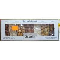 Taste Canarias - Soft Turron Selection Almond Caramel Almond Crunch 7 Riegel 200g produziert auf Gran Canaria