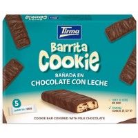 Tirma - Barrita Cookie Banada en Chocolate con Leche Schokoriegel 5x 21,6g produziert auf Gran Canaria