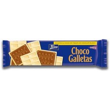 Tirma - Choco Galletas blanco Butterkekse einseitig mit weißer Schokolade 160g produziert auf Gran Canaria