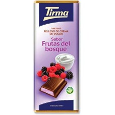 Tirma - Chocolate Sabor Frutas de Bosque Milchschokolade Beerencremefüllung 200g produziert auf Gran Canaria