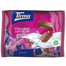 Tirma - mini Chocolate con Leche Extra Schokoladen-Täfelchen im Beutel 210g produziert auf Gran Canaria