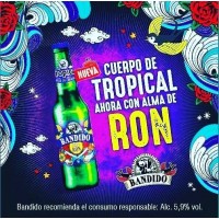 Tropical - Bandido Cerveza & Ron Bier & Rum Flasche 5,9% Vol. 330ml produziert auf Gran Canaria