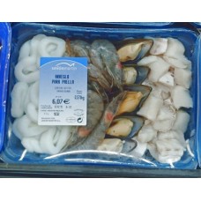 unionmartin - Areglo pare Paella Paella-Mix Seefrüchte 550g Schale (Gewicht kann abweichen) produziert auf Gran Canaria (Kühlware)