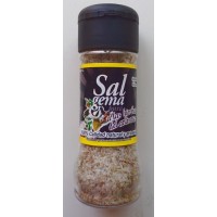 Valsabor - Sal gema pura a las Hierbas del Atlantico Meersalz mit Kräuter 90g Streuer produziert auf Gran Canaria