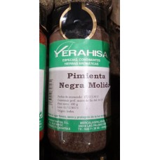 Yerahisa - Pimienta negra molida Schwarzer Pfeffer gemahlen 180g Dose produziert auf Gran Canaria
