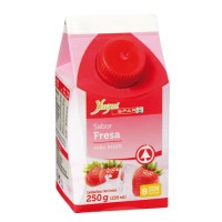 Yugui - Spar Yogur Joghurtdrink Fresa Erdbeer 250g Tetrapack produziert auf Teneriffa (Kühlware)