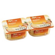Yugui - Spar Natillas Turron Pudding mit Nougat-Geschmack 2x 135g Becher produziert auf Teneriffa (Kühlware)