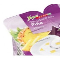 Yugui - Spar Yogur desnatado sabor a Pina Ananas 125g Becher produziert auf Teneriffa (Kühlware)