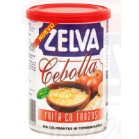 Zelva - Cebolla Frita en trozos Röstzwiebeln Dose 390g netto produziert auf Gran Canaria