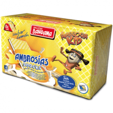 Bandama - Ambrosias Snacks Sabor Limon Waffeln mit Zitronencreme 130g produziert auf Gran Canaria