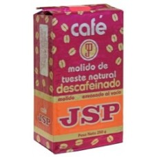 JSP - Cafe Molido de Tueste Natural Decafeinado Röstkaffee gemahlen entkoffeiniert 250g produziert auf Teneriffa