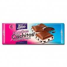 Tirma - ChocoCrem Cachitos - Tafel Schokolade mit Keksfüllung 122g produziert auf Gran Canaria