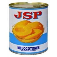 JSP - Melocotones Pfirsch-Hälften Konservendose 850g brutto produziert auf Teneriffa