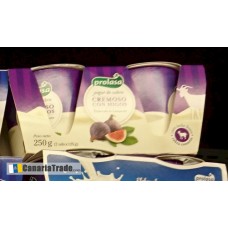 prolasa - Yogur de cabra natural Cremoso con Higos Naturjoghurt Waldfrucht aus Ziegen-Milch 2x125g Becher produziert auf Lanzarote (Kühlware)